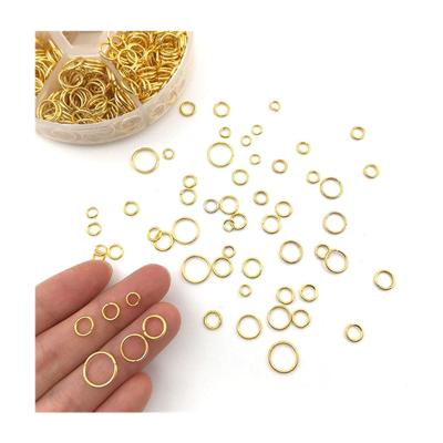 China 880Pcs Ornament Mixed 6 Sizes Open Jump Rings Pop Ring Jewelry Keychain For Jewelry Making Accessories for sale