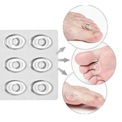 China Diy Self Adhesive Silicone Around Shoe Stickers For Corns And Callus Paste Shoe Insert Heel Gel Foot Pain Relief Anti Abrasive Pad for sale