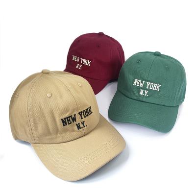 China 2022 New COMMON Sports Hat NEW YORK Embroidery Fashion Logo Custom Dad Hat Baseball Cap for sale