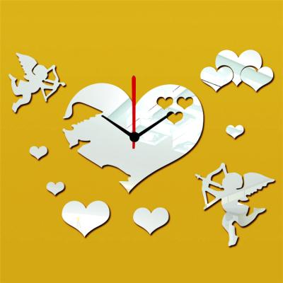 China CREATIVE wholesale acrylic wall clock kids special room wall clocks radium gift decor wall watch for sale