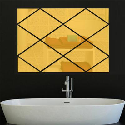 China Modern Hot Selling Modern 3D Wall Mirror Adhesive Diy Wall Adhesive Luxury Mirror Wall Sticker Modern Hot Selling Outdoor Sticker for sale