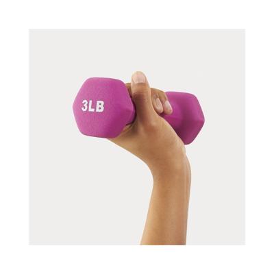 China / Newest Design Colored Neoprene Neoprene Dumbbell Set With Rack for sale