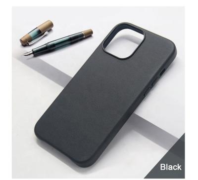 China Autumn Shockproof Most Popular Prevention Waterproof Genuine Leather Phone Case For Iphone 13 pro max for sale