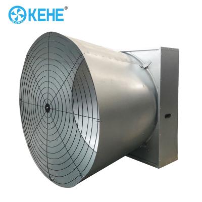 China Exhaust Ventilation Fan Price Double Door Butterfly Cone Exhaust Fan Good for Greenhouse/Poultry Farms Air Cooler for sale