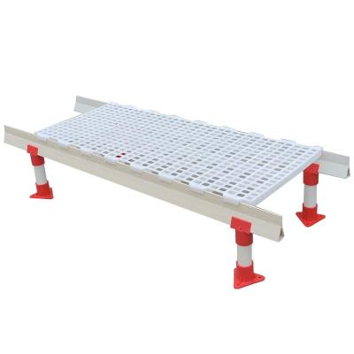 China White Plastic Farms Floor Slat For Chicken Poultry Broiler Farm for sale