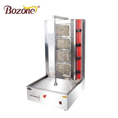 China Commercial vertical meat processing lpg doner stainless steel kebab machine /small shawarma grill machine /shawarma toaster for sale