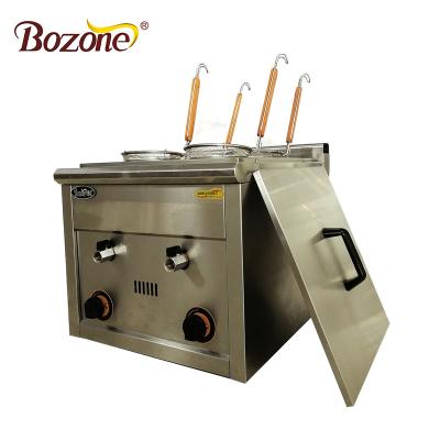 China GH-764 Stainless Steel Worktop 4 Basket Gas Noodle Boiler /Freestanding Pasta Cooker /Desktop Eco-friendly Commercial Noodle Cooker for sale