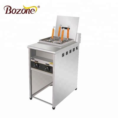 China Eco-friendly EH-84 4 Vertical Stainless Steel Vegetable Breakfast Cooking Machine LPG Gas /electric Pasta Noodles Boiler for sale