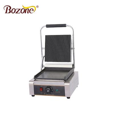 China Outdoor Bench Top Nonstick Cooking Nonstick Equipment Snack Machine Stainless Steel Pancake Electric Contact Grill for sale