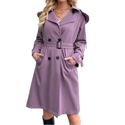 China Autumn New Design Spring Sleeve Breathable Cuff Band And Buckle Cross Waist Breathable Fashionable Gap Coat for sale