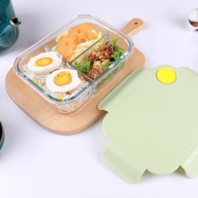 China Hot School Student Freshness Preservation Factory Sale Food Lunch Box Multi Grid Large Capacity Food Container for sale