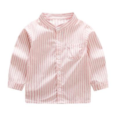 China ChengXi's new spring clothes sustainable baby clothes 2019 kids outwear 1-3 years cotton shirt striped blouse for sale