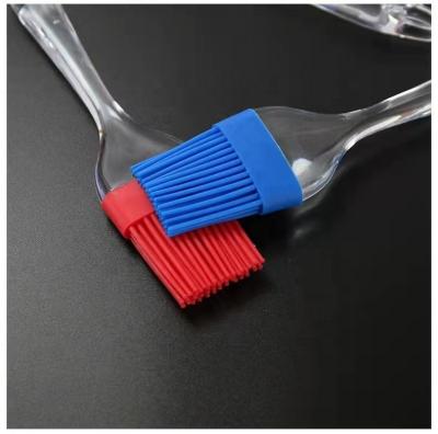 China Sustainable Silicone Brush With Crystal Handle for sale