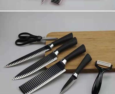 China Disposable kitchen knife set 6 pieces set for sale