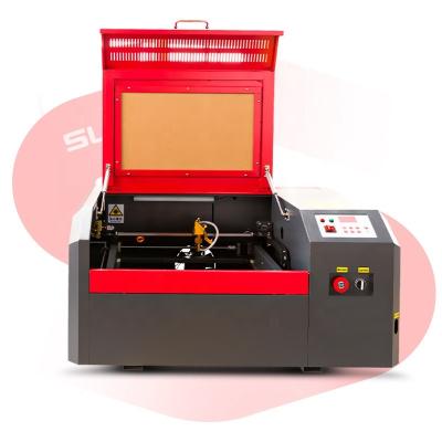 China 3D 40W 50W 60W 4040 CO2 Lazer Engraver CO2 Laser Engraving Cutting Machine Acrylic Sheet Leather Bamboo Wood 4040 Laser Engraver for sale