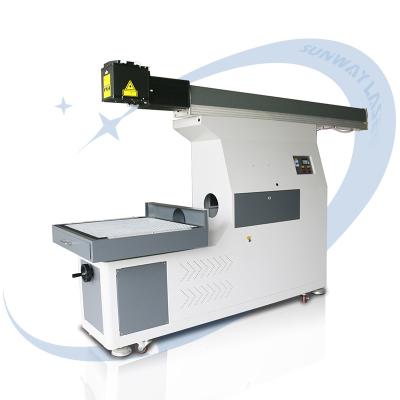 China Water Cooled Dynamic 100w RF CO2 Laser Marking Machine For Acrylic Glass Wood Leather for sale