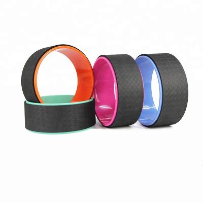 China Home Use Dia32mm High Quantity Colorful Fitness Yoga Wheel for sale