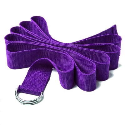 China Cotton 2.5m Durable Cotton Strap For Yoga Exercise Training Yoga Belt for sale