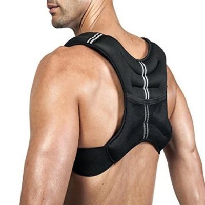 China 3/5/8kg Neoprene Weighted Lifting Vest For Exercise Training With Steel Ball Inside for sale