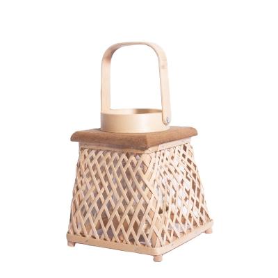 China Home Deco High Quality/Durable/Multifunctional Hot Selling Natural Handmade Bamboo Craft Lanterns for sale