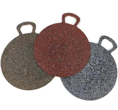 China Sustainable High Quality Granite Stone Dish Non-Stick Granite Coating Flat Pan TAWA for sale