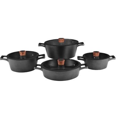 China Sustainable Kitchen Accessories High Quality Non Stick Cookware Sets for sale