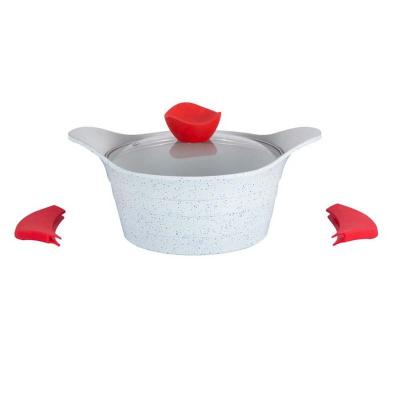 China Sustainable Hot Selling Nonstick Cookware Sets Lines Shapes for sale