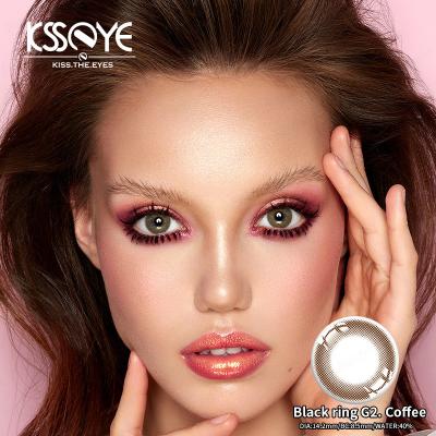 China Real Colored Quartzo Natural Hazel Contact Lenses Cosplay For Brown Eyes for sale