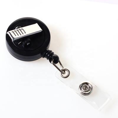 China Retractable Keychains Retractable Key Holders ID Name Badge Holder Reels Key Chain with Clip on Back Card Holder for sale