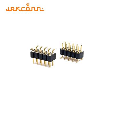 China Surface Mount 10 Pin 2.54 Mm Pin Connector Rounded Pin 10 Pin Female Header for sale