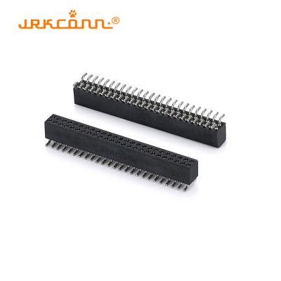 China SMD PPS Pin Header 1,27 mm Pitch Female Pin Header Strip Duas fileiras Female Header à venda