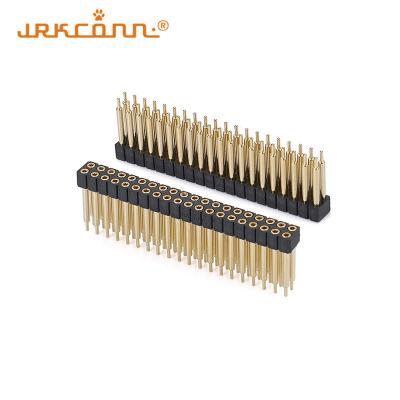 China Female To Female PPS 2.00mm Pitch Header Connector Machine Female Header Right Angle for sale