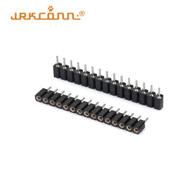 China Vertical Round Female Pin Machined Femle Header Connector Female Socket 1 - 40 Pin for sale