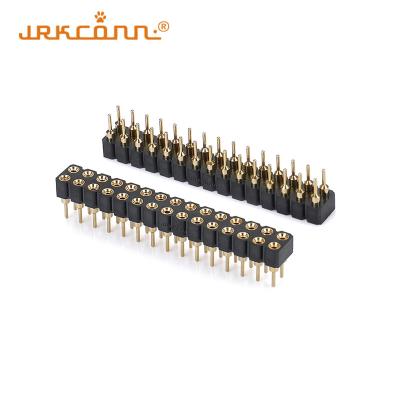 China Round Pins PPS 2.54mm Pitch Female Header Pcb Header Socket Sip Sockets Insulator for sale