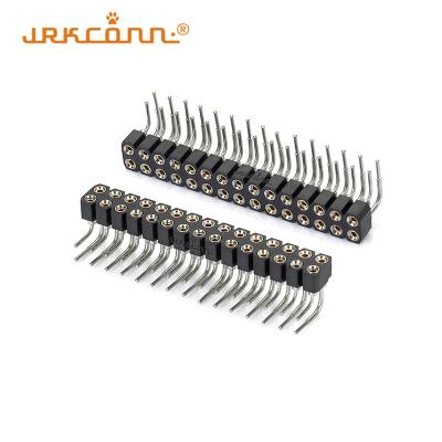 China RA 90 Degree Machine Female Header Connector 2X30Pin Female Header for sale