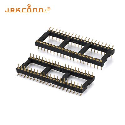 China Dual Row SMD Ic Sockets Surface Mount PCB Machined 2.54mm Pitch Male To Male Header for sale