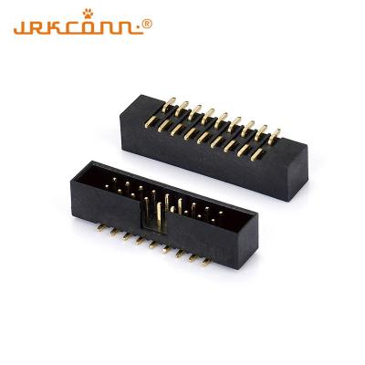 China 2.54MM Pin Header Box Header Connctors SMT Type Pin Male Header Dual Row for sale