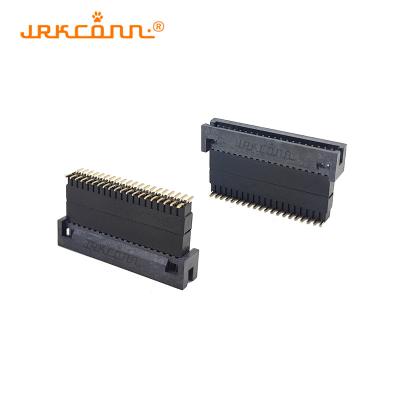 China Conector de cajas SMT Caja de 1.27 mm Tres aislamientos 2X20P 40Pin Contactos de cobre en venta