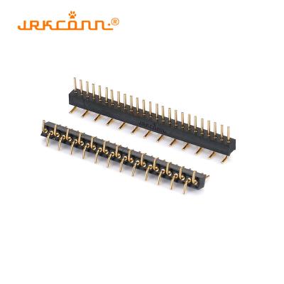 China Single Row 25Pin 1.27Mm Pitch Pin Header And Connector SMT Gold Plating for sale