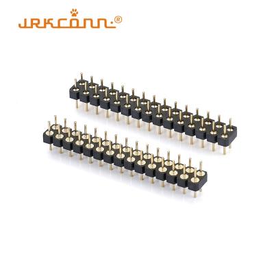 China Pin Header 2.54 Pitch Gold Plating Pin Header Socket Female Right Angle Header H1.9mm for sale