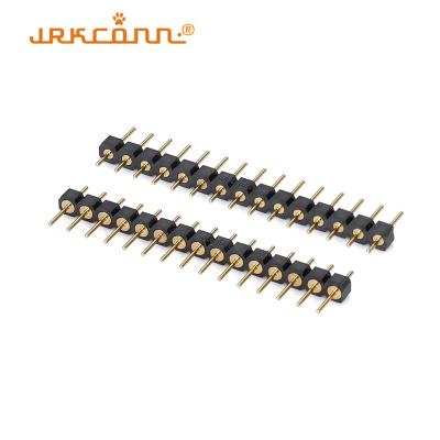 China 180 graden 2,54 mm Pin Connector Bewerkte Pin Header Connector PCB Pin Connector ST Pin Te koop