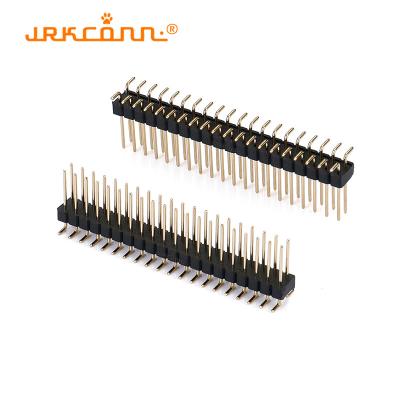 China Board To Board 2.54 Mm Pitch Connector Smt Double Row Female Header Gold Plating for sale