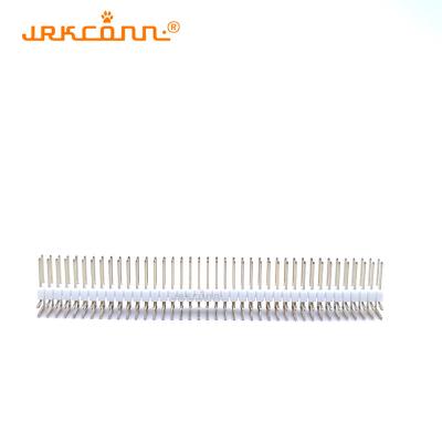 China 2.54 Mm White Insulator Pin Header Connectors 3A Female Header Right Angle for sale