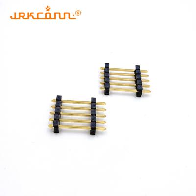 China 1X5P 180 Degree Female Pcb Header Connector Dip Type Pcb Header Strip for sale