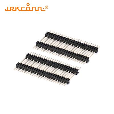 China 1.27MM ST Vertical PH Two Pin Header Connector Single Row Double Insulators for sale