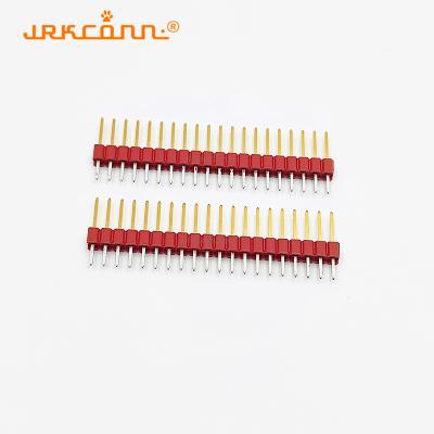 China Straight Single Row Pcb Connector Male Pin Header Dip Type Pcb Male Header for sale