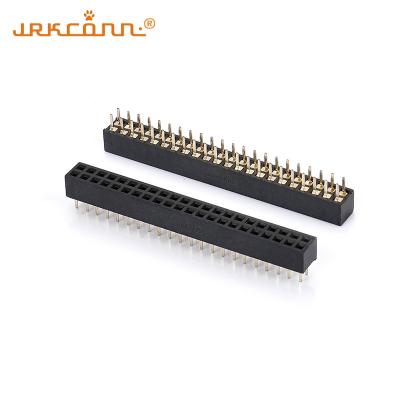 China 2.54 Mm Female Header Female Pin Connector 4-80 Pin Board To Board Connectors for sale