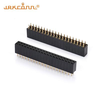 China 2x20 Female Header 2mm Pin Header Straight Female To Female Header Connector for sale