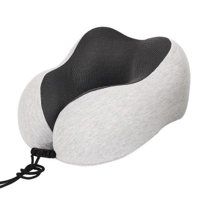 China Anti-Apnea Amazon Hot Selling U Shape Travel Neck Pillow Cationic Memory Foam Massage for sale