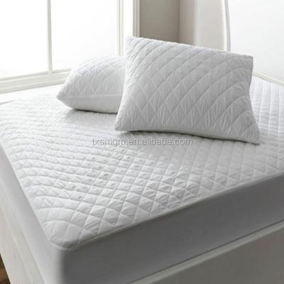 China Anti-Bacteria Wholesale Home Textile White 100% Waterproof Polyester Mattress Protector for sale